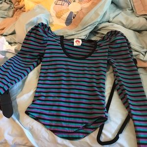 Punk label vintage 80s betsey johnson mutton top